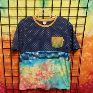 Half tie dye t shirt
